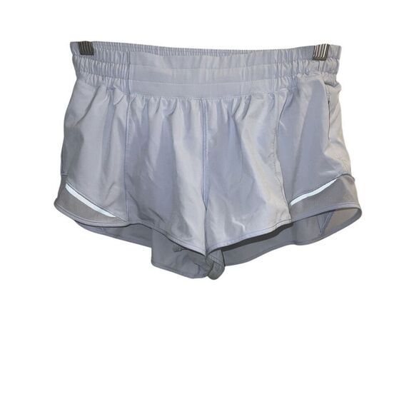✨Lululemon Hotty Hot Low-Rise Lined Short 4" Pastel Blue Sz 8✨ - Picture 10 of 14